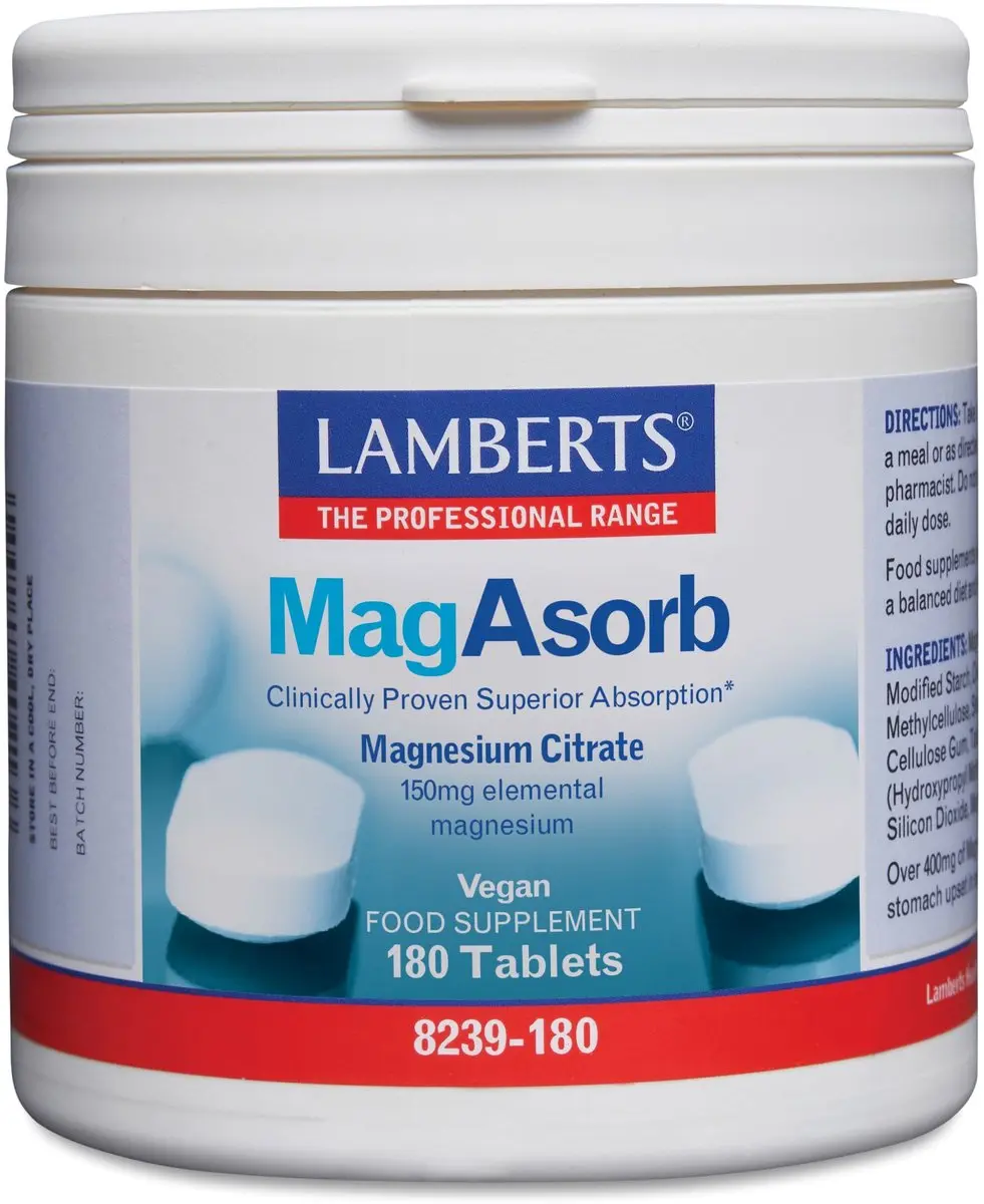 Lamberts MagAsorb Magnesiumcitraat 150mg