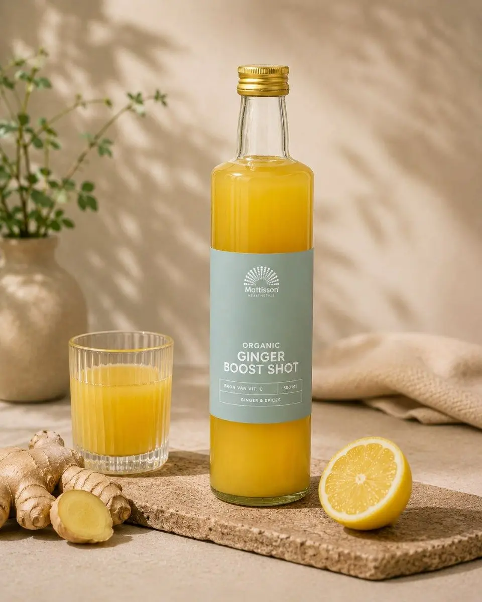 Mattisson Biologische Ginger+ Boost Gemberdrank 500ml