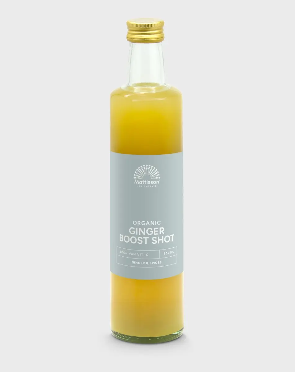Mattisson Biologische Ginger+ Boost Gemberdrank 500ml