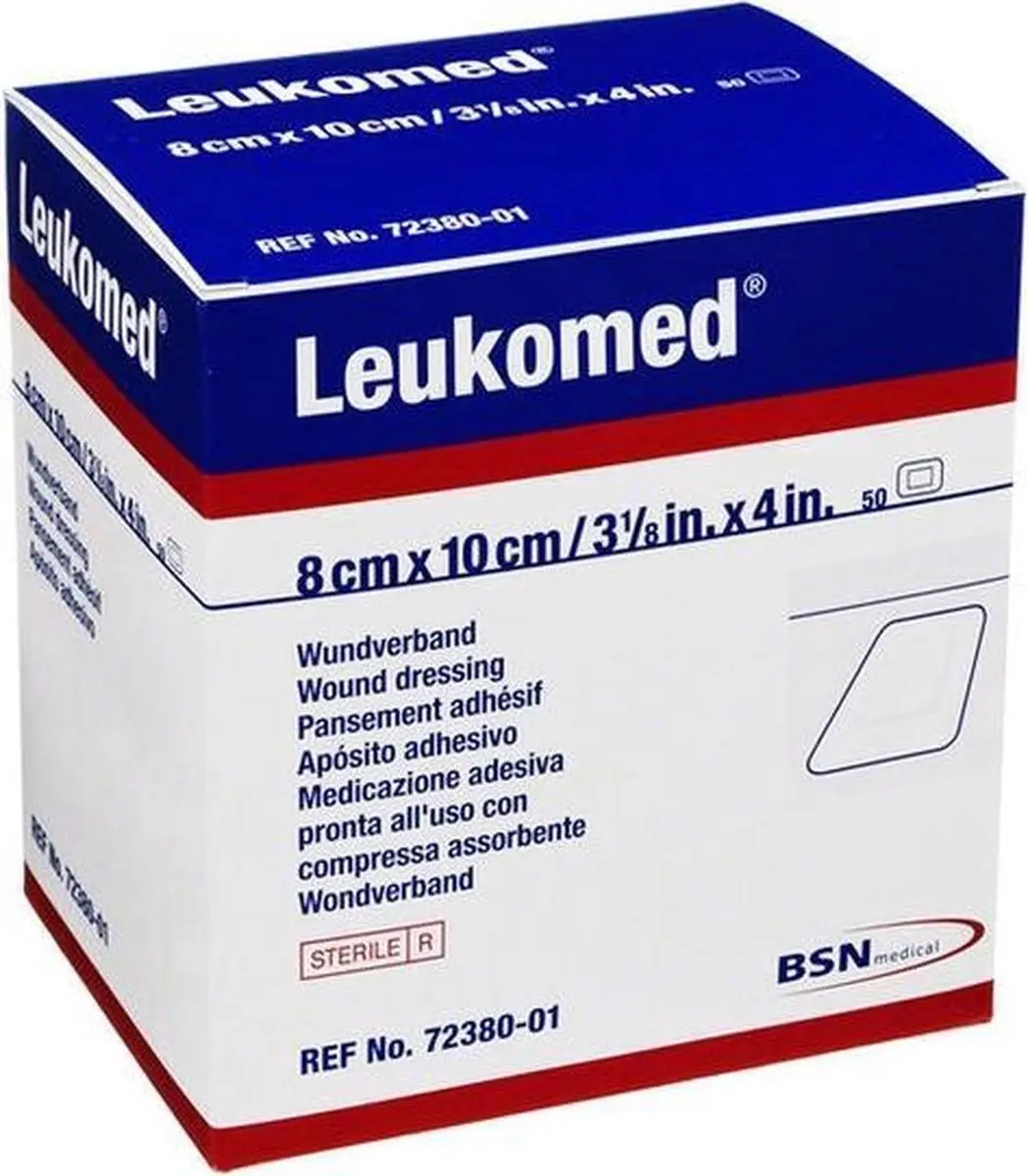 Leukomed Wondpleister Steriel 8x10cm