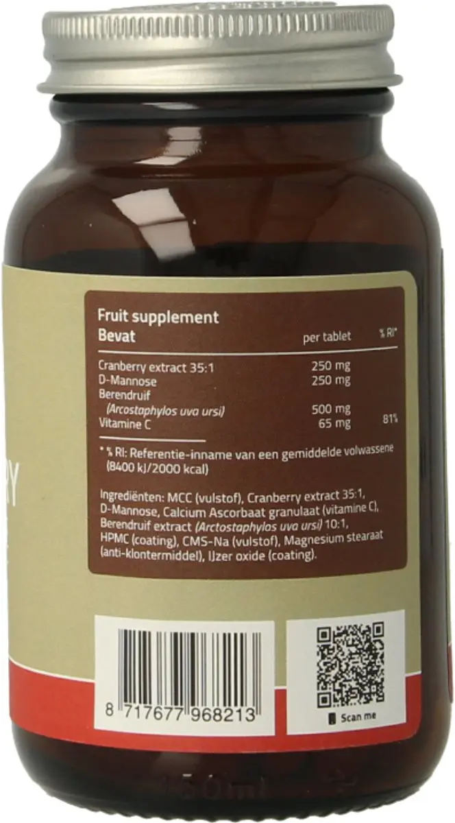Mattisson Cranberry D-Mannose 90 tabletten