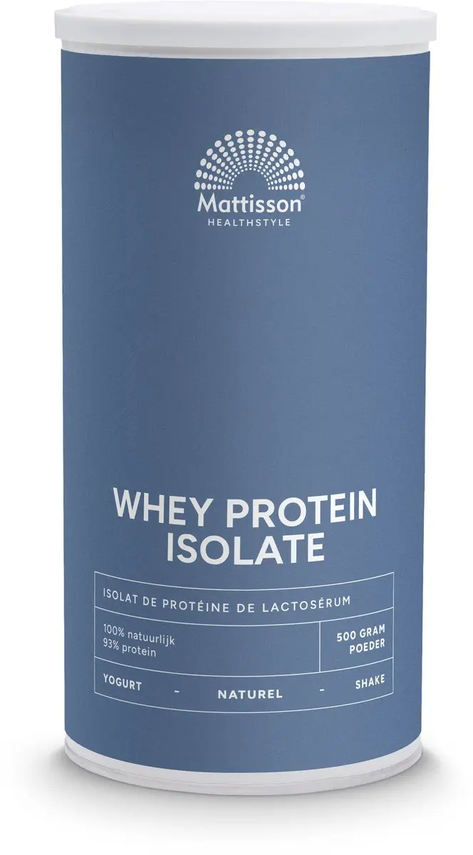 Mattisson Whey Isolaat Eiwitpoeder 500g