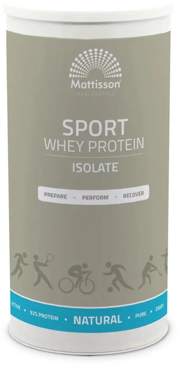 Mattisson Whey Isolaat Eiwitpoeder 500g - afbeelding 6 van 6