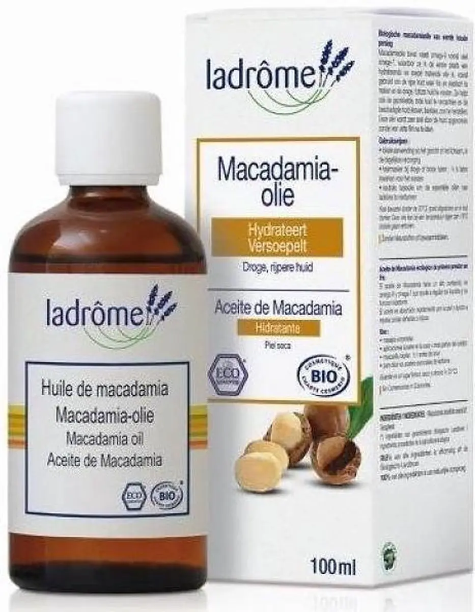 Ladrôme Biologische Macadamiaolie 100ml