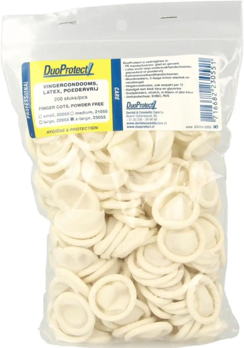 Duoprotect Vingercondooms 200 Stuks