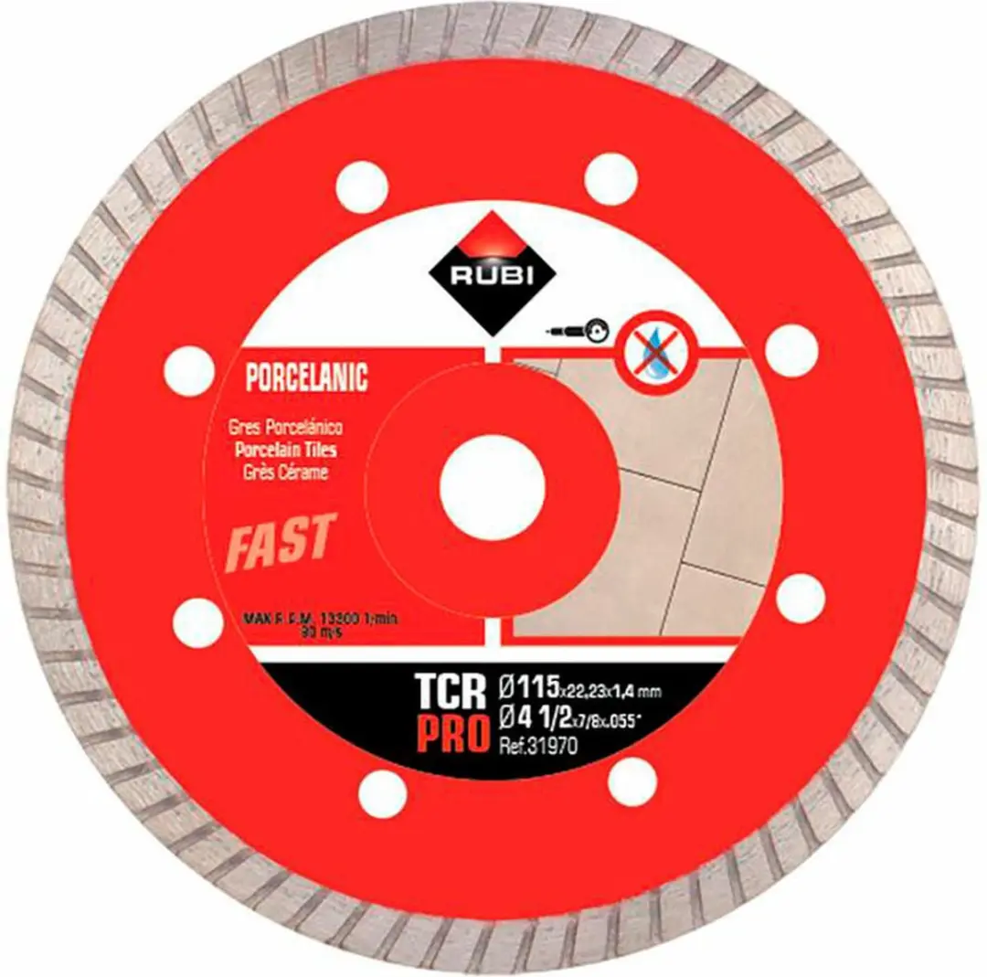 Rubi Pro 31970 Snijschijf 115mm - Ø22.23mm