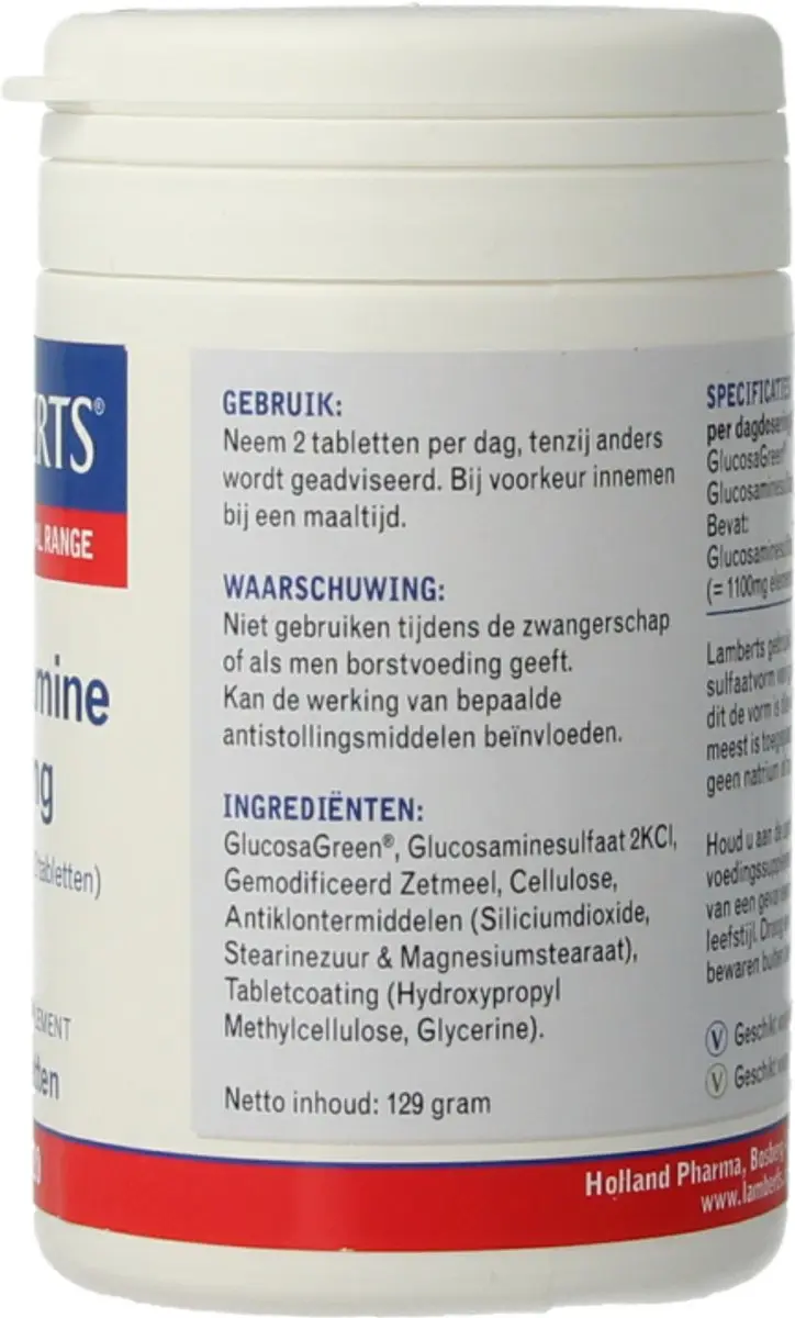 Lamberts Glucosamine 1100 120 Tabletten