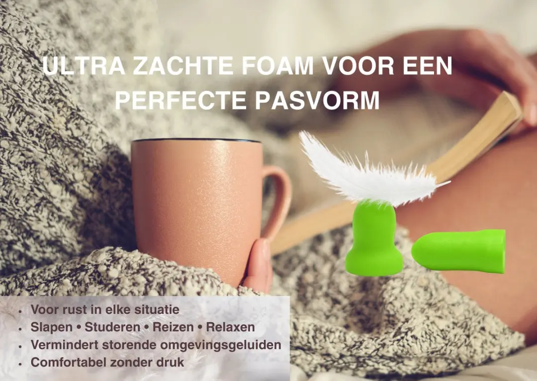 Get Plugged Sleep Plugs 14 Stuks - 36 dB Oordoppen - Groen