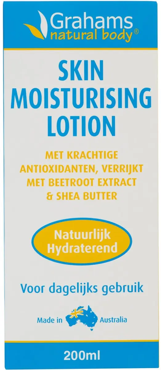 Grahams Huidcrème 200ml - Antioxidanten met Bietenextract & Shea Butter
