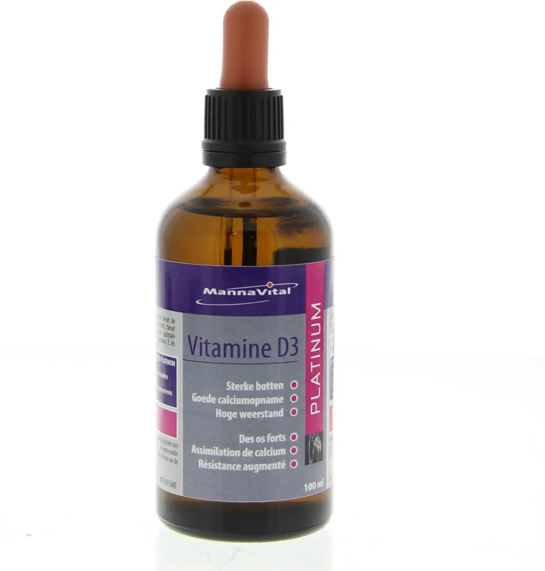 Mannavital Vitamine D3 Platinum 100ml