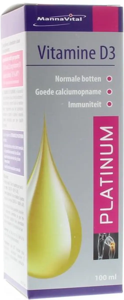 Mannavital Vitamine D3 Platinum 100ml
