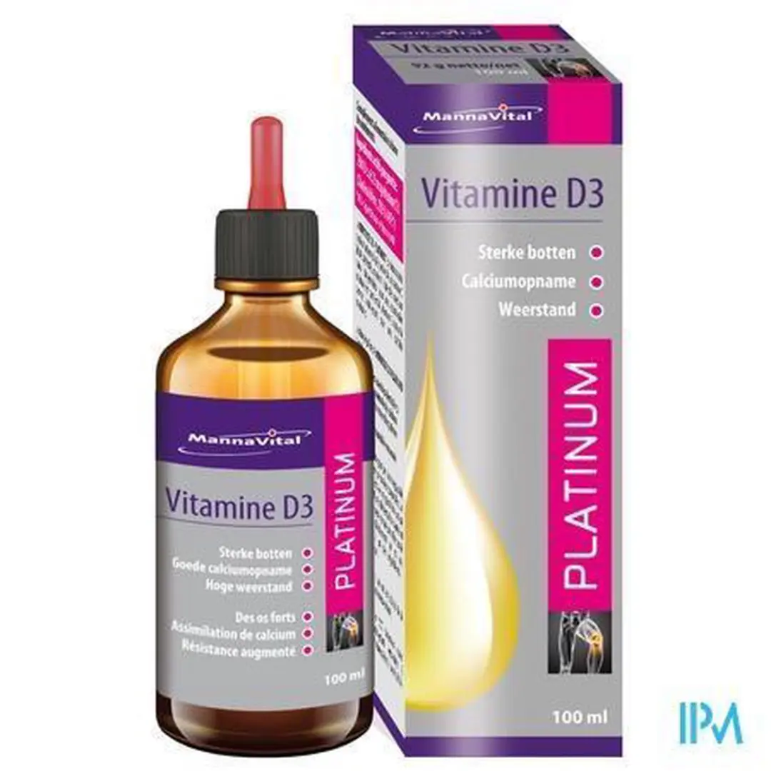Mannavital Vitamine D3 Platinum 100ml