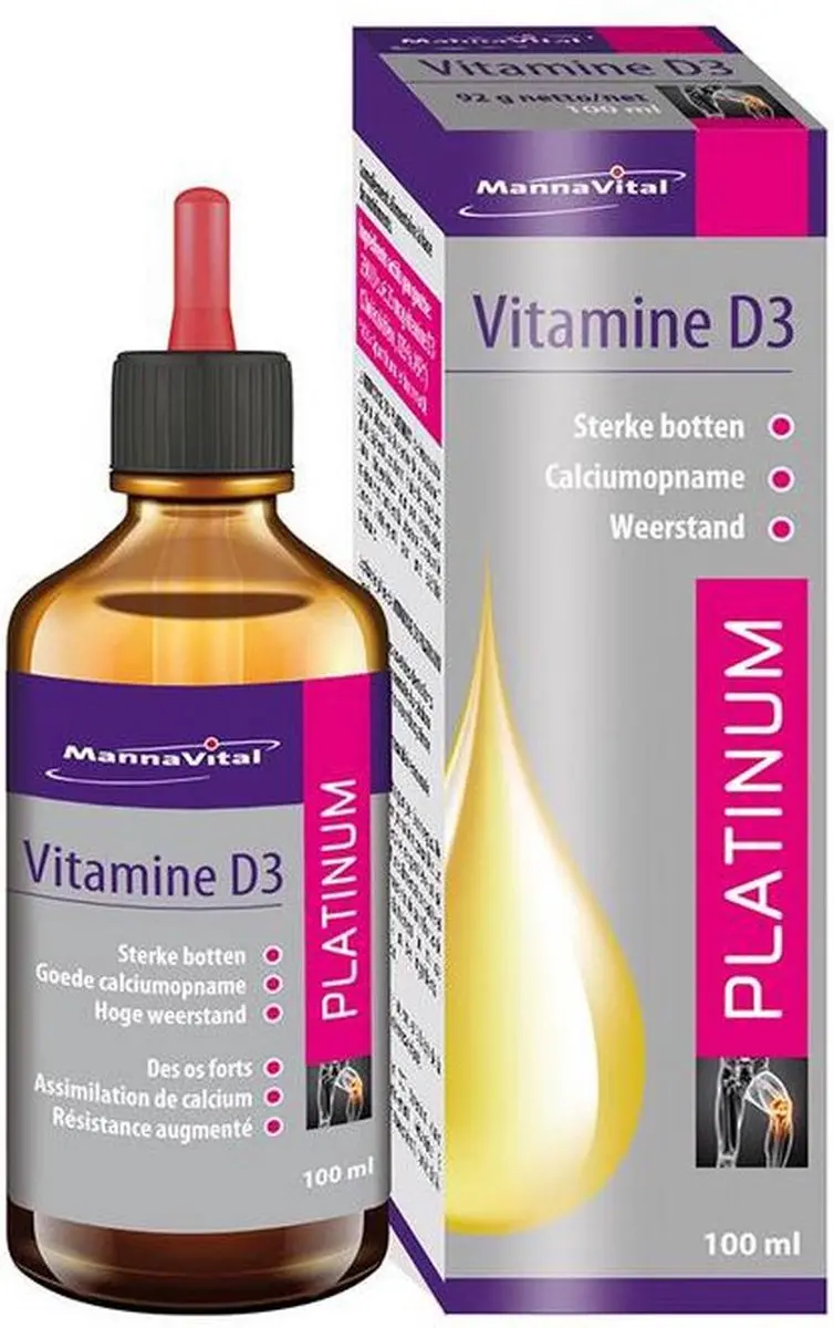 Mannavital Vitamine D3 Platinum 100ml