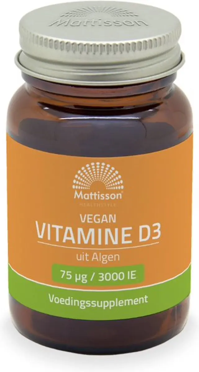Mattisson Vegan Vitamine D3 75 mcg - 60 Capsules