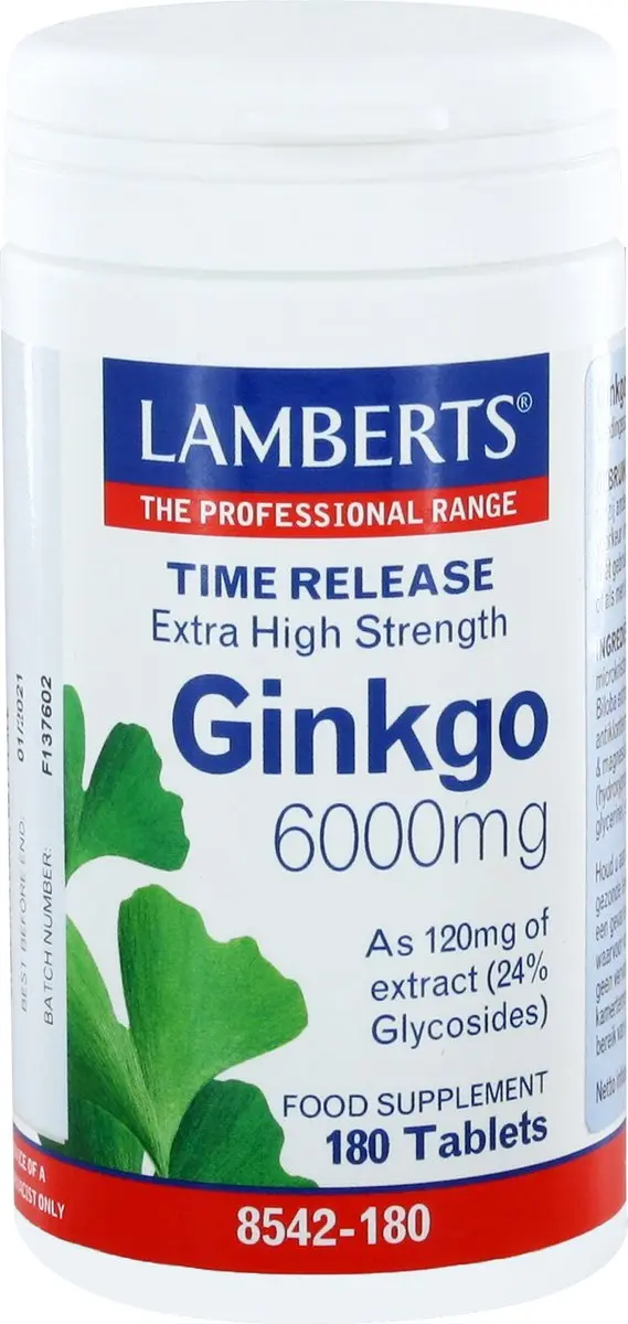 Lamberts Ginkgo Biloba 180 Capsules