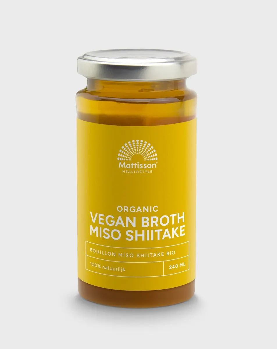 Mattisson Biologische Vegan Broth Miso Shiitake 240ml