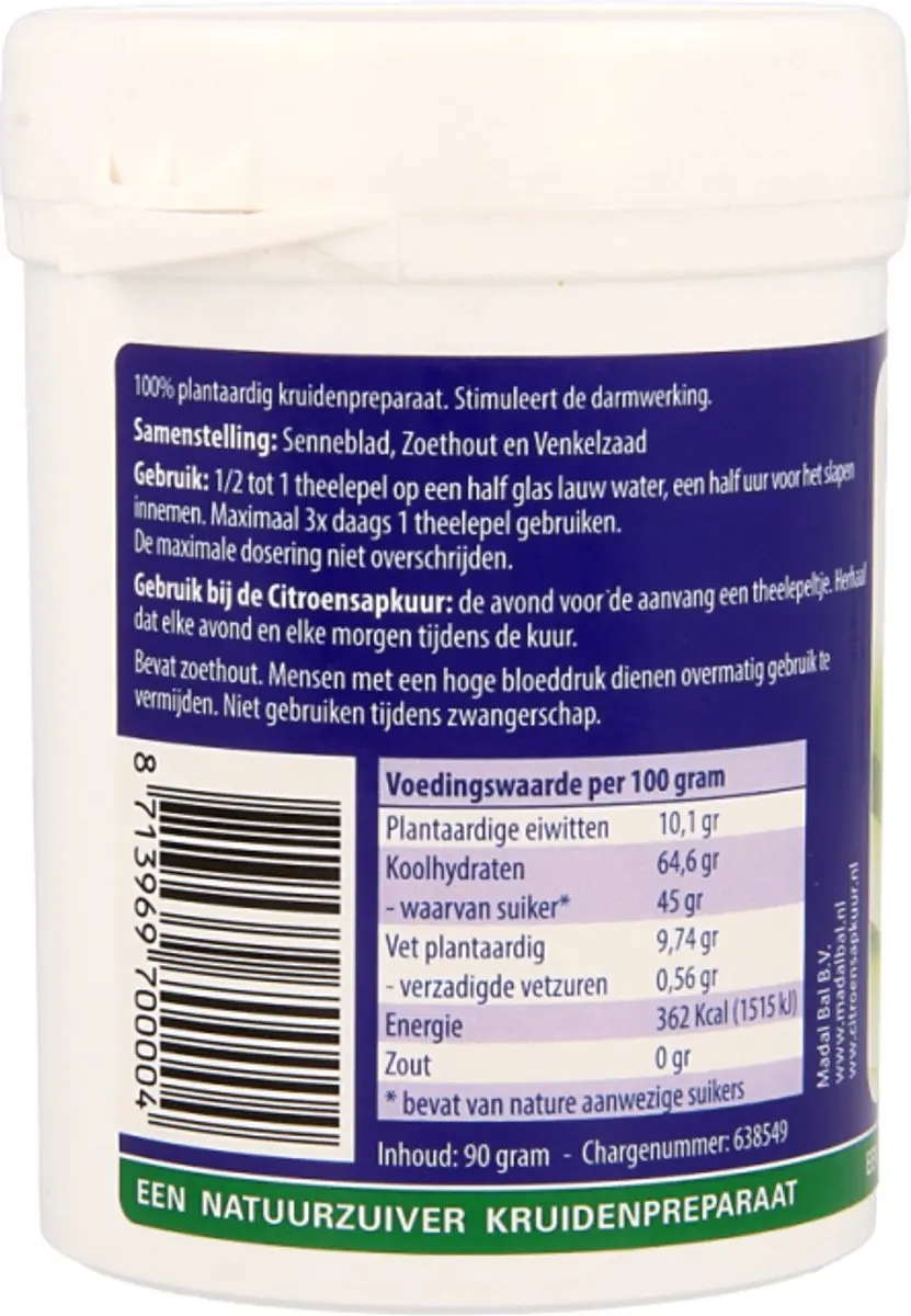 Madal Bal Groene Poeder 90g