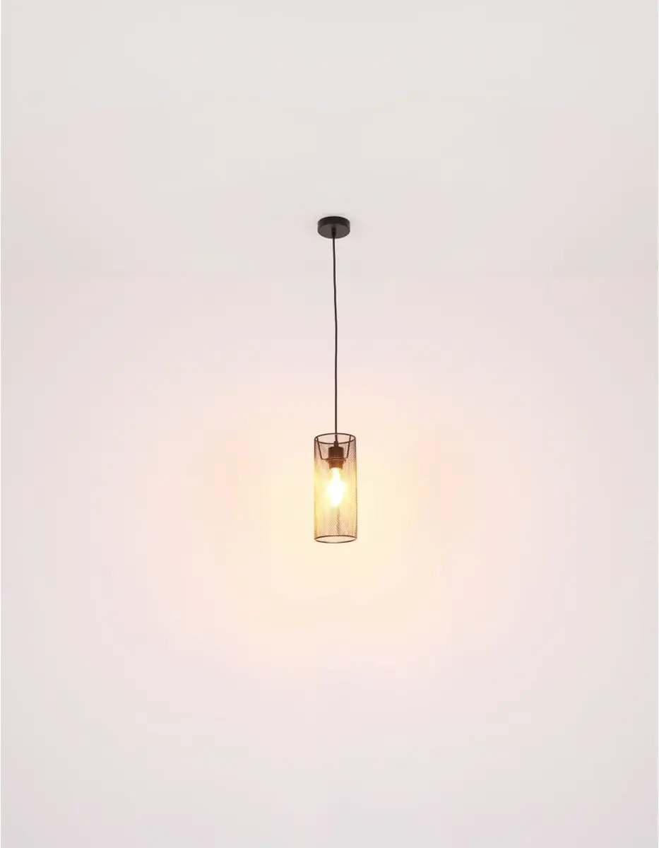 Globo Augustin Hanglamp E27 - 4 Lichtpunten - Zwart - afbeelding 6 van 6