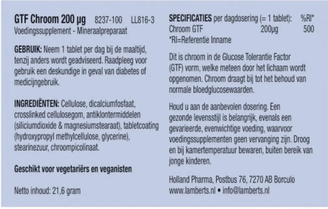 Lamberts GTF Chroom 200 L8237-100 - 30g