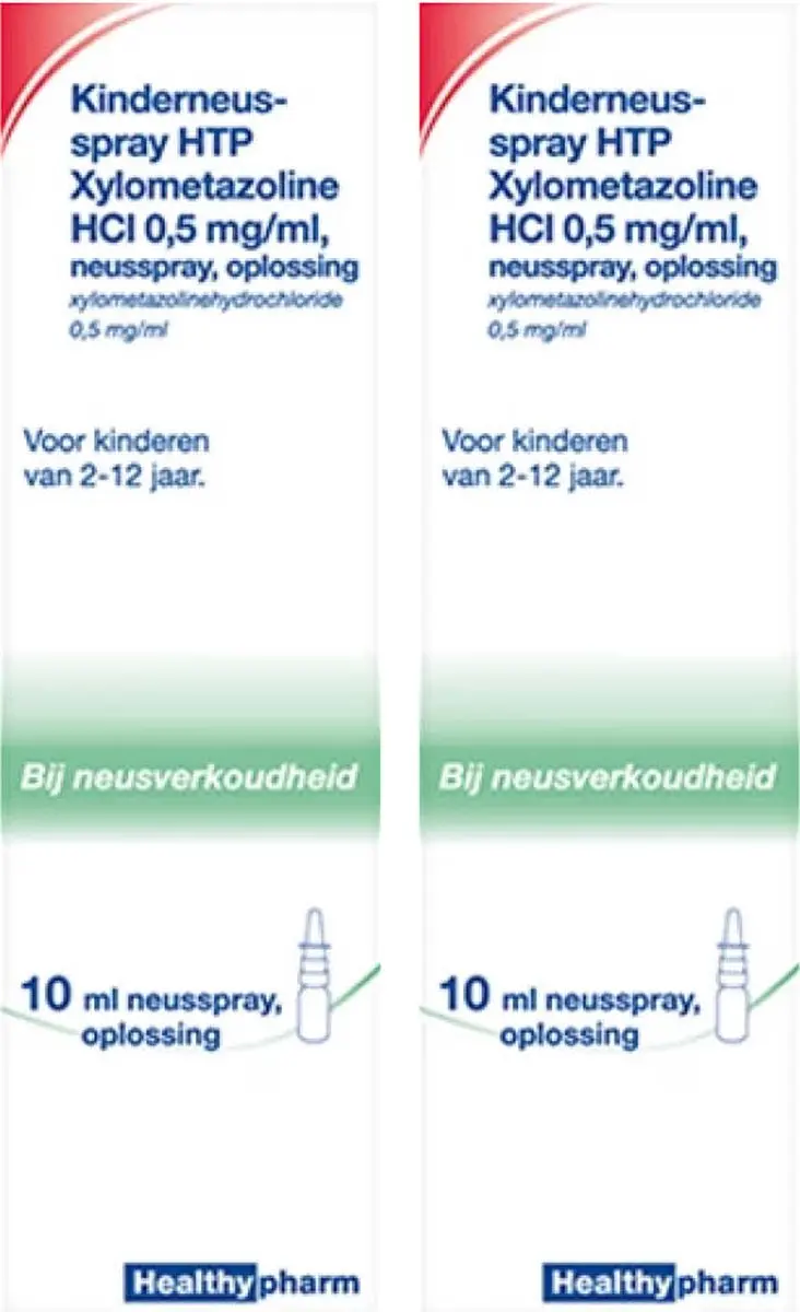 Healthypharm Kinder Neusspray Xylometazoline 0,5mg/ml - 2x10ml