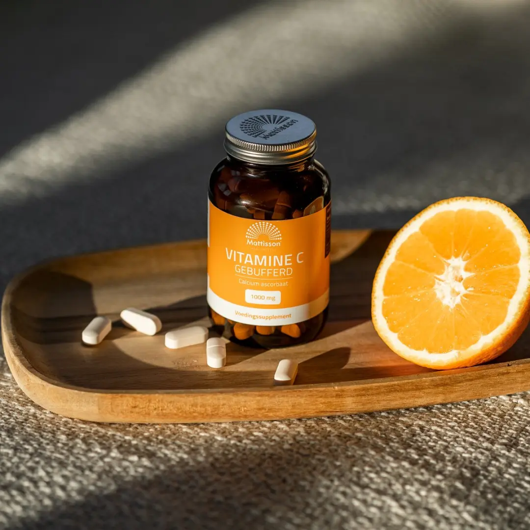 Mattisson Vitamine C Gebufferd 1000mg Calcium Ascorbaat - 90 Tabletten