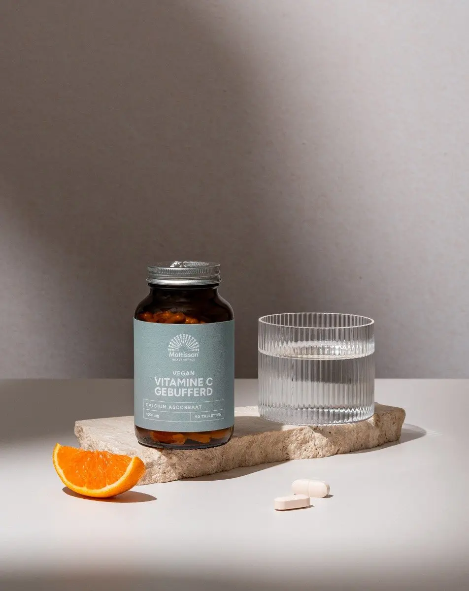 Mattisson Vitamine C Gebufferd 1000mg Calcium Ascorbaat - 90 Tabletten