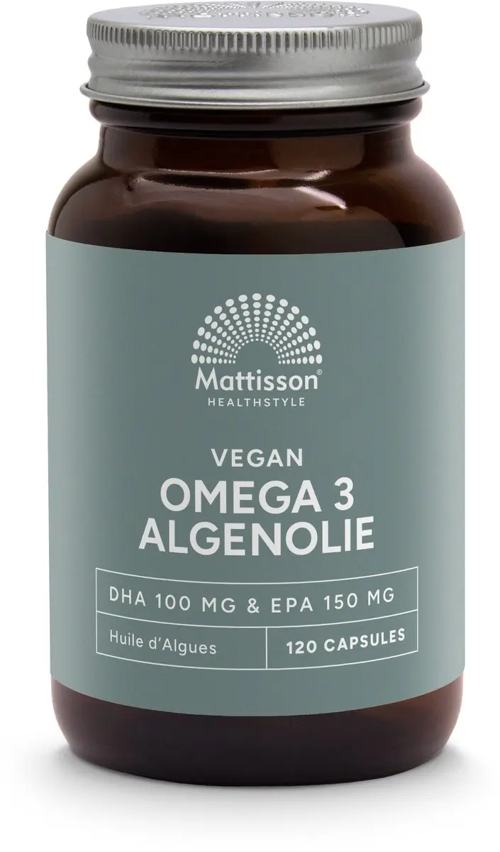 Mattisson Vegan Algenolie 120 Capsules - 150mg EPA/100mg DHA