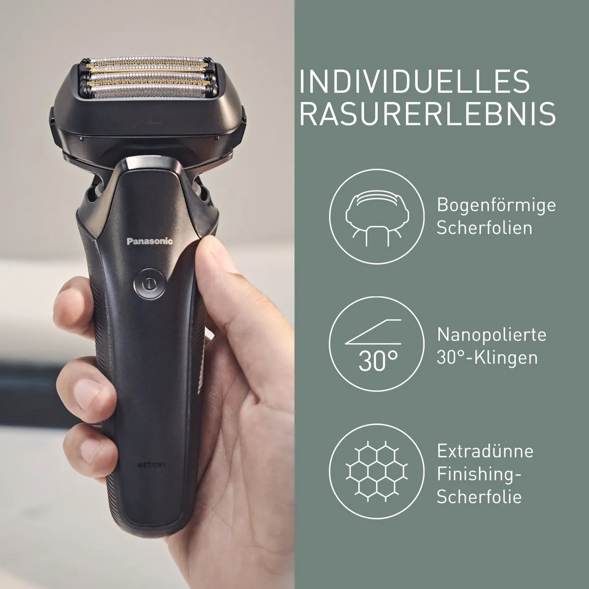 Panasonic ES-LS9A Schermesser & Folie - WES9600Y1361 - Zwart