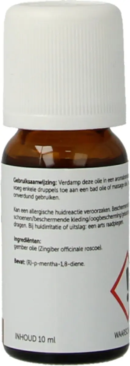 Jacob Hooy Gemberolie 10ml - 10 Stuks