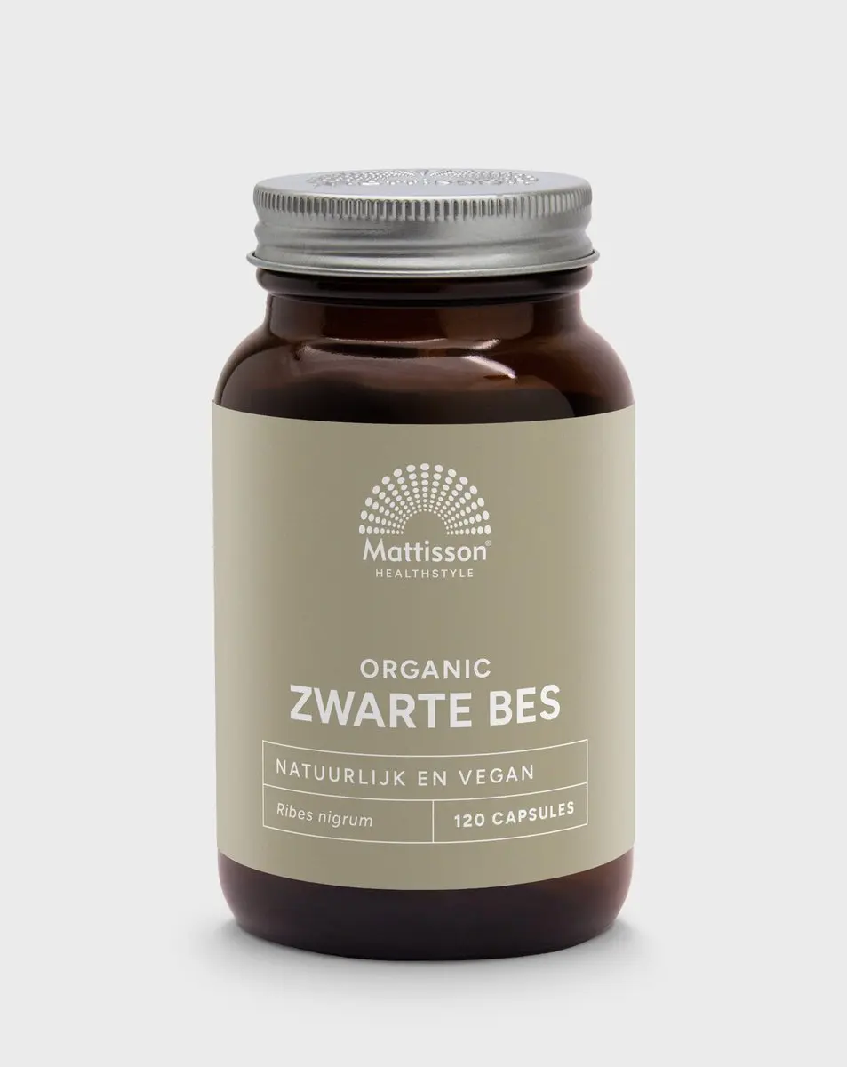Mattisson Biologische Zwarte Bes 300mg Capsules
