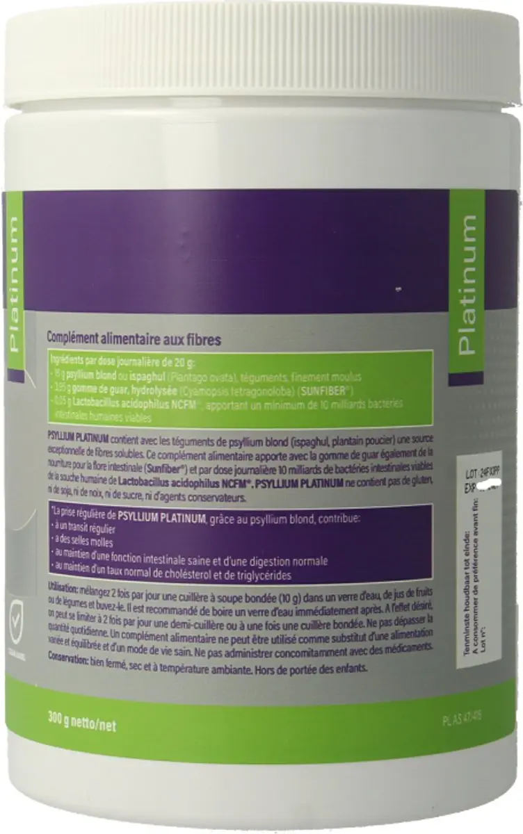Mannavital Psyllium Platinum 300g