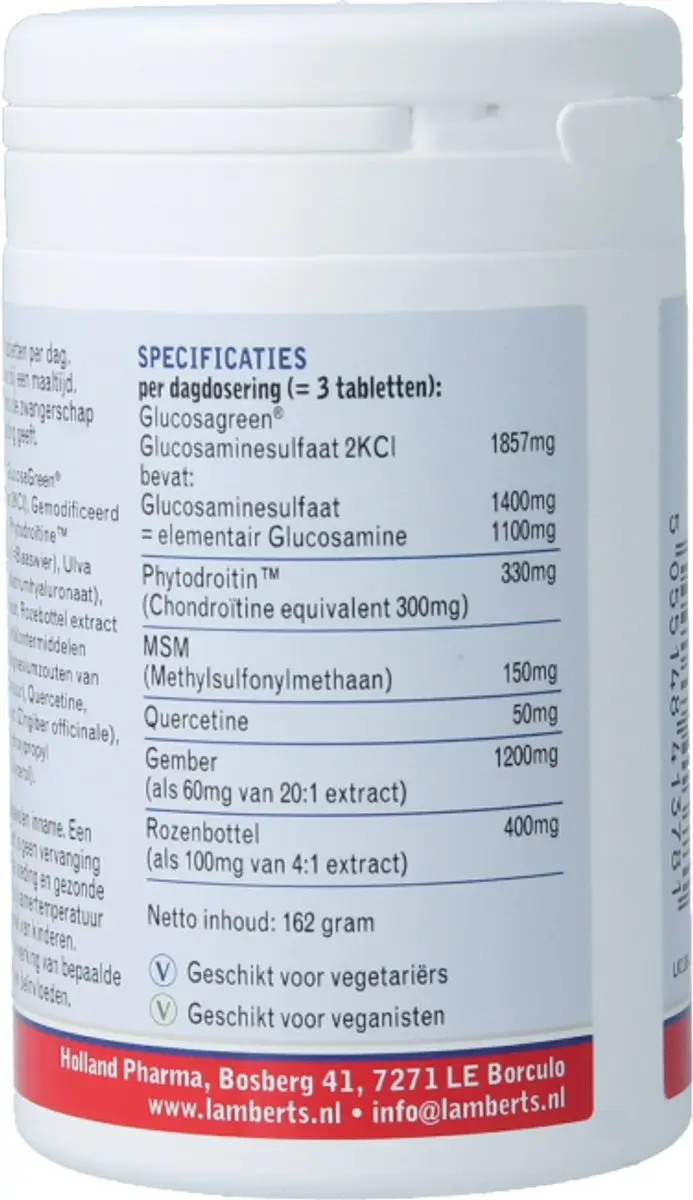 Lamberts Glucosamine Compleet 120 Tabletten