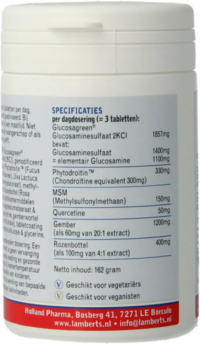 Lamberts Glucosamine Compleet 120 Tabletten