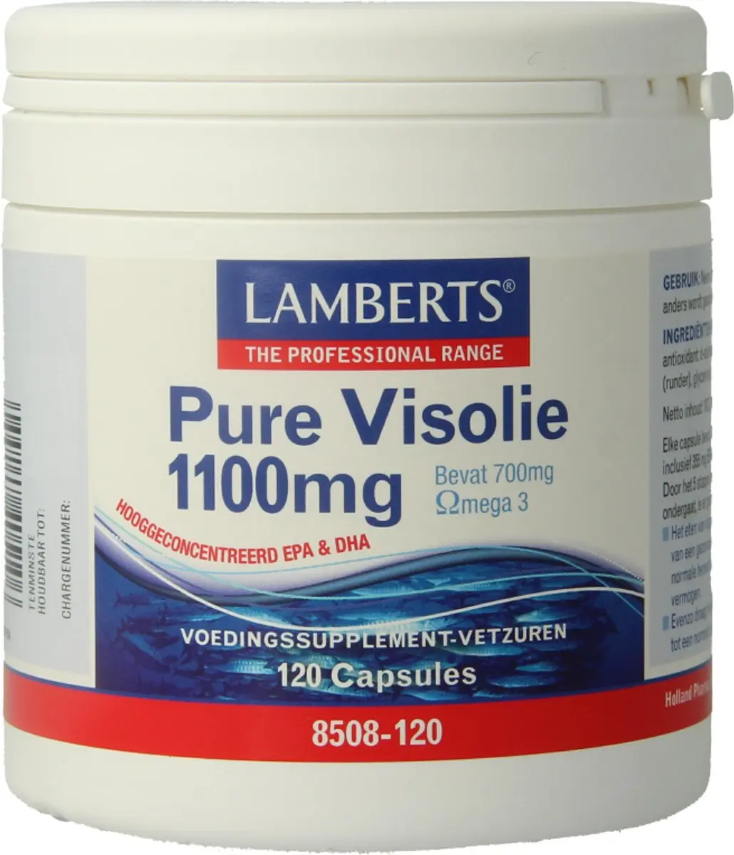 Lamberts Pure Visolie 1100mg - 120 Capsules