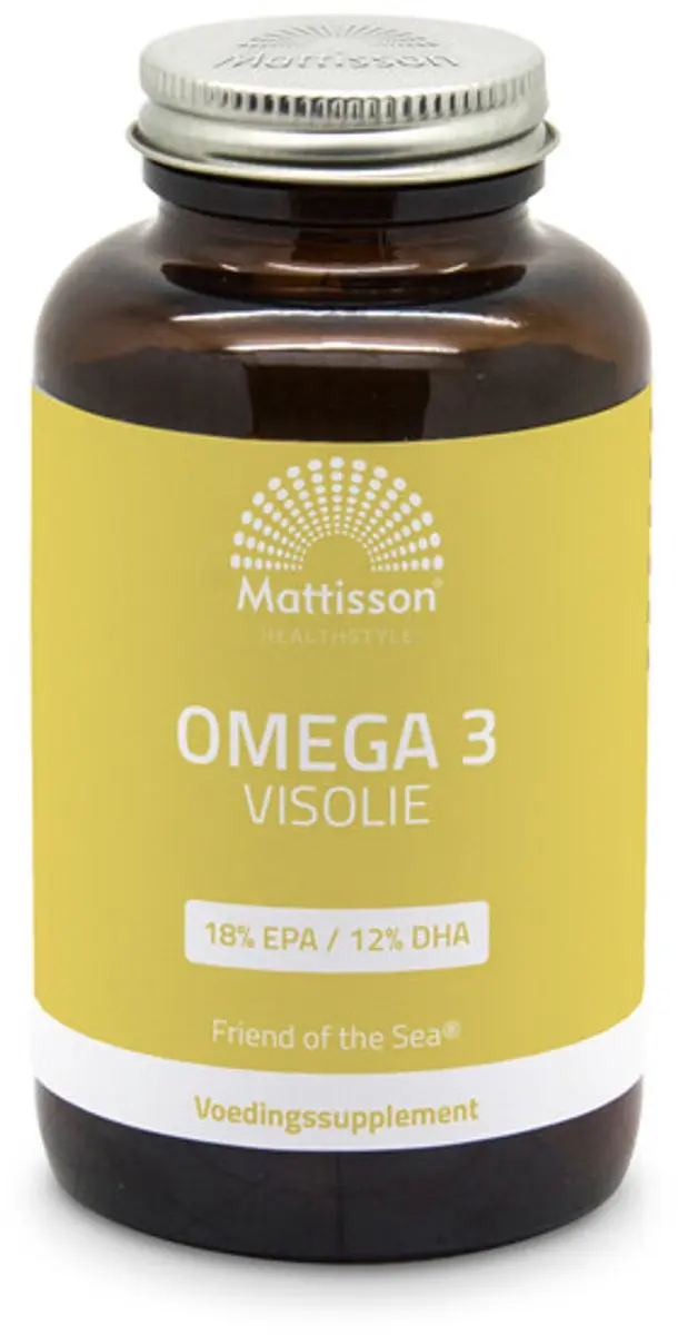 Mattisson Omega 3 Visolie 1000mg - 120 Capsules