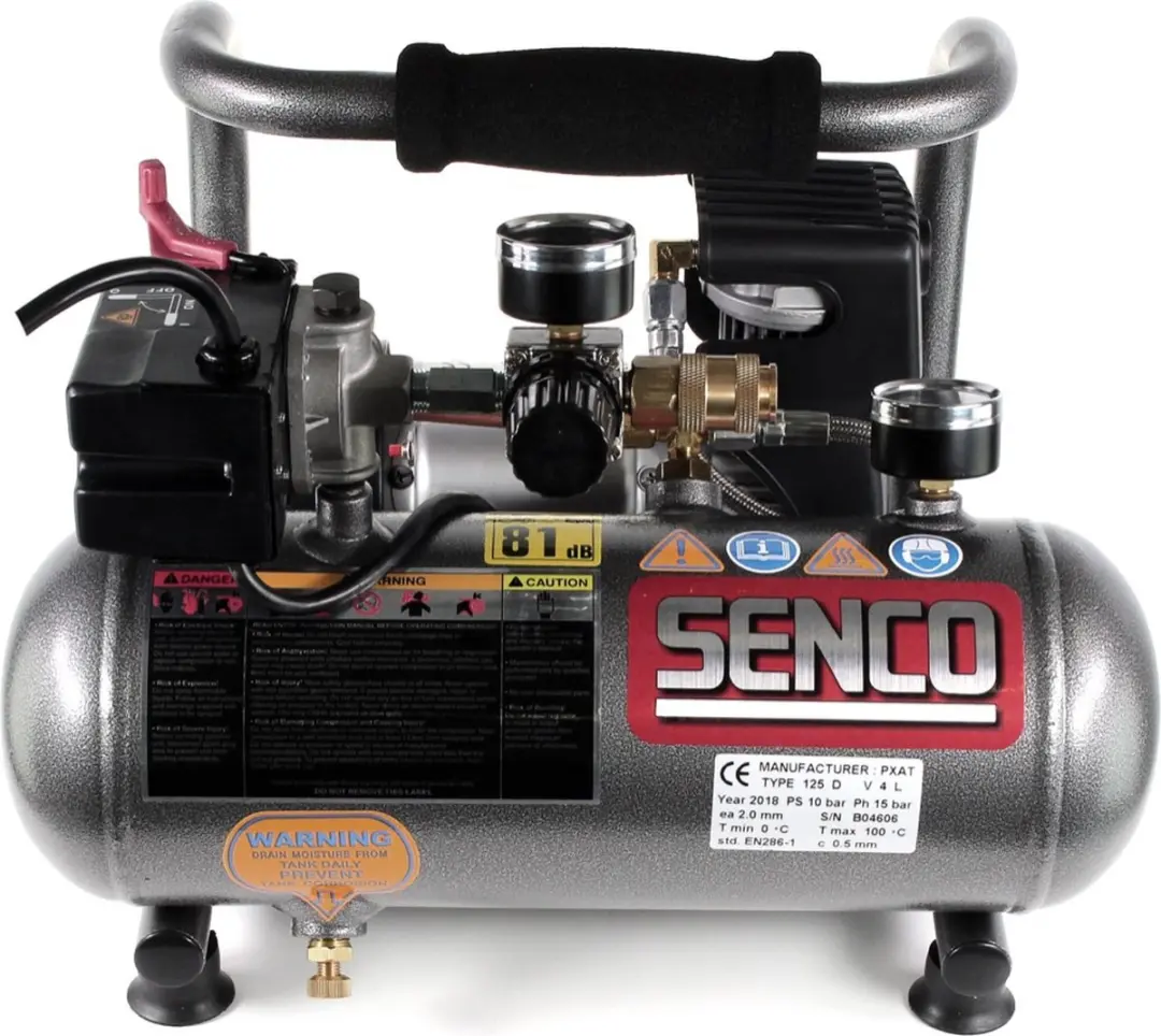 Senco PC1010 Compressor 300W - 8 bar - 3,8L Grijs