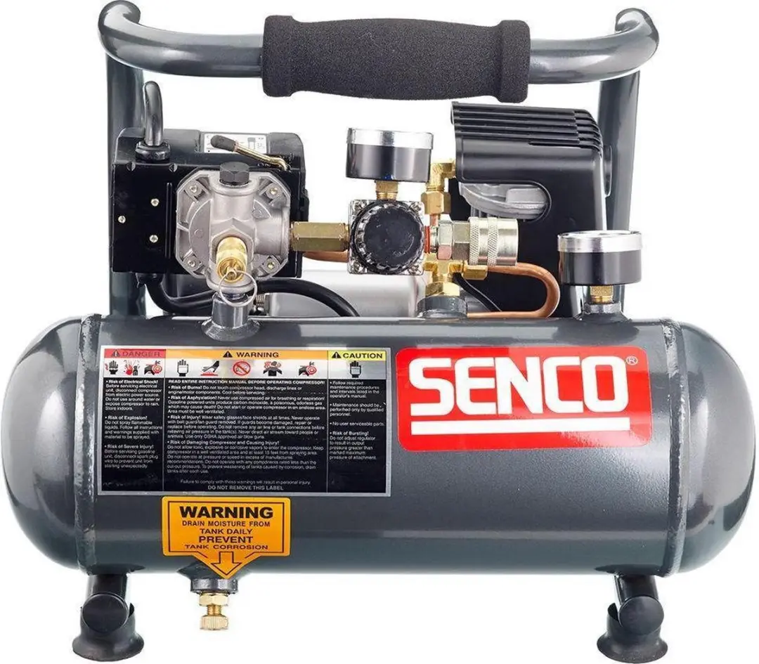 Senco PC1010 Compressor 300W - 8 bar - 3,8L Grijs
