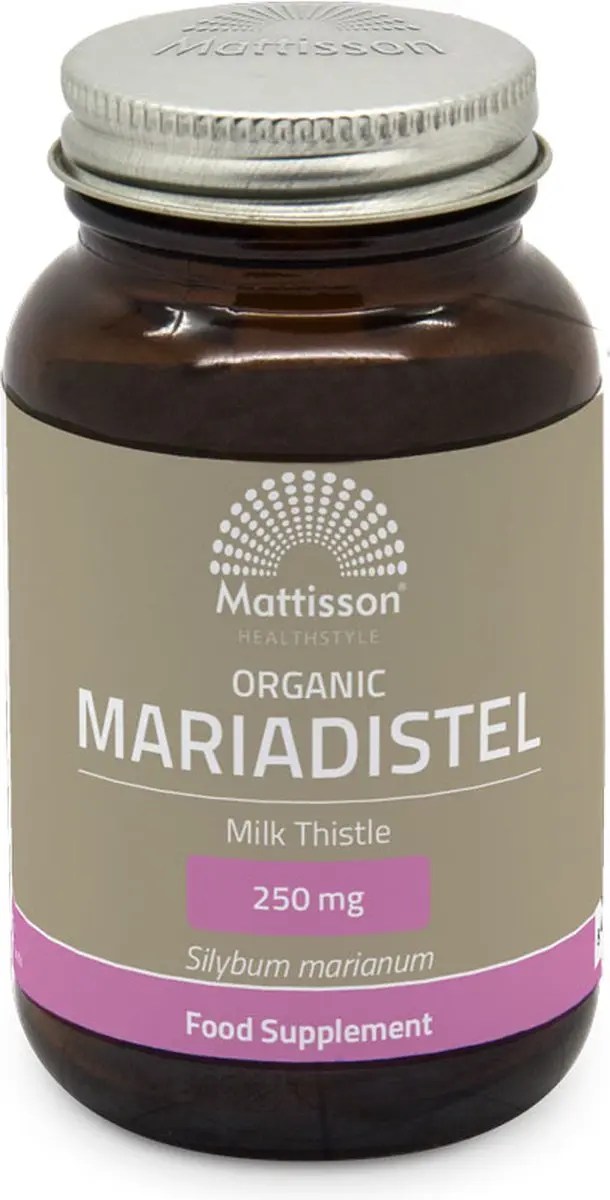 Mattisson Biologische Mariadistel Capsules 250mg - 120 Stuks