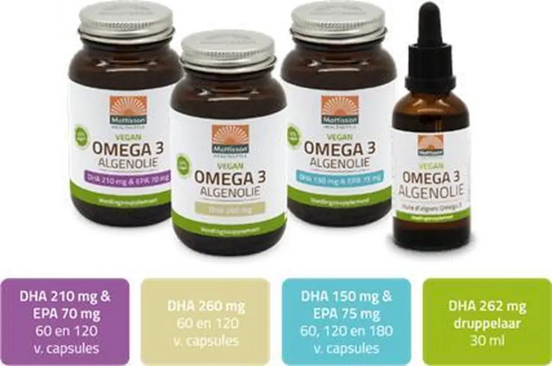 Mattisson Vegan Algenolie Omega 3 60 Capsules