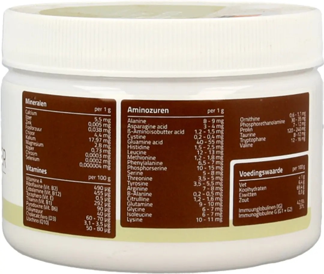 Mattisson Colostrum Poeder 30% IgG 125g - afbeelding 6 van 6
