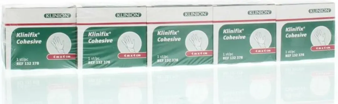 Klinion Klinifix Cohesive 4m x 4cm - 5 Rol