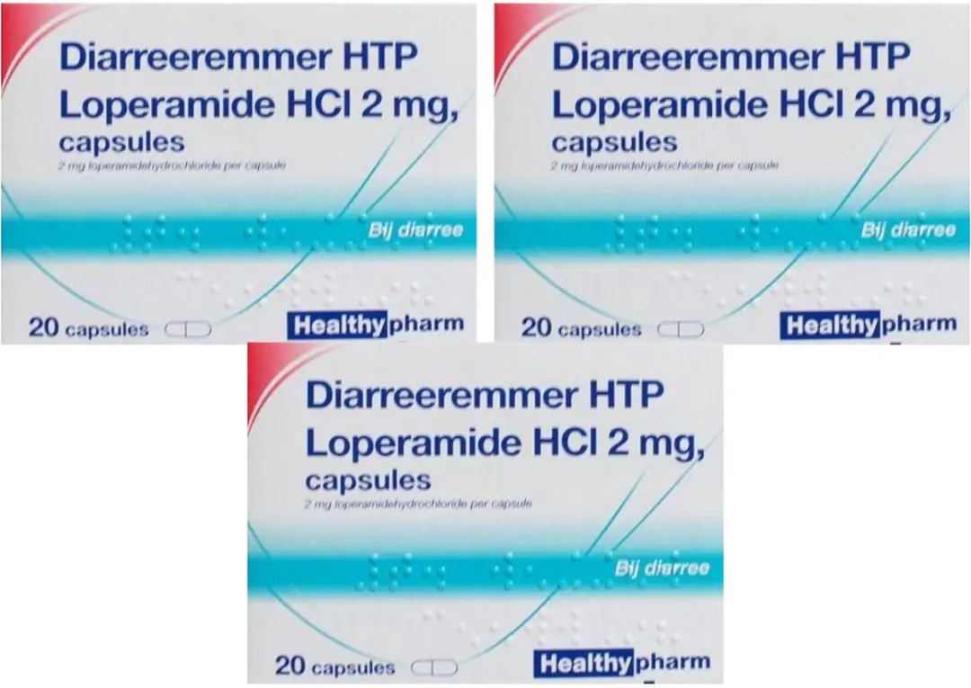 Healthypharm Diarreeremmer Loperamide HCI 2mg - 60 Capsules