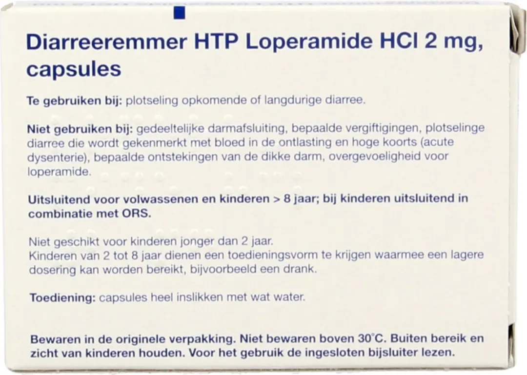 Healthypharm Diarreeremmer Loperamide HCI 2mg