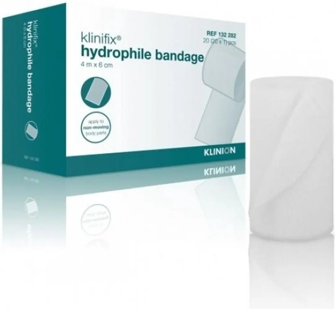 Klinion Hydrofiel Fixatiewindsel 4m x 6cm