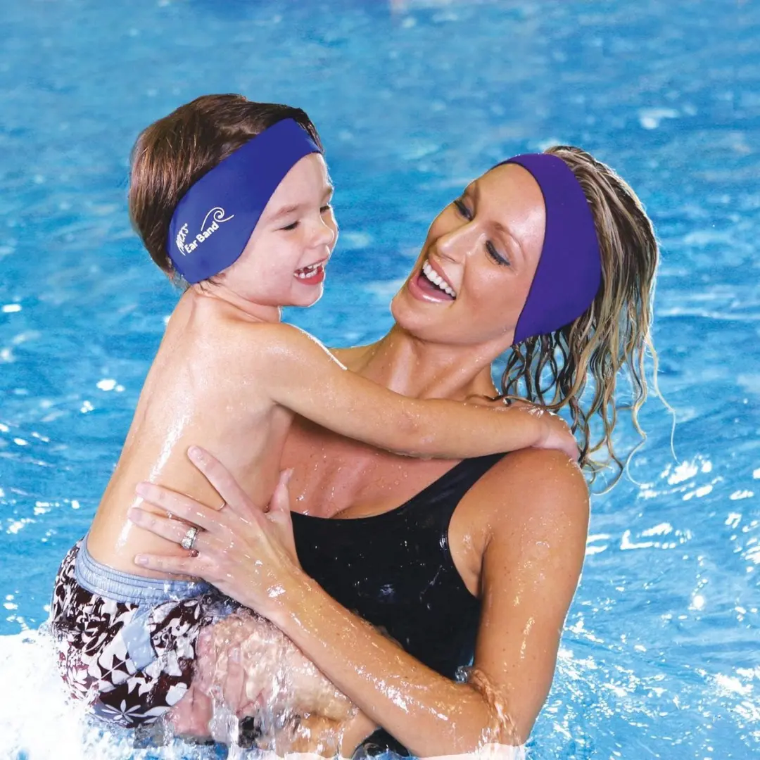 Macks Ear Band Swim - Blauw/Paars