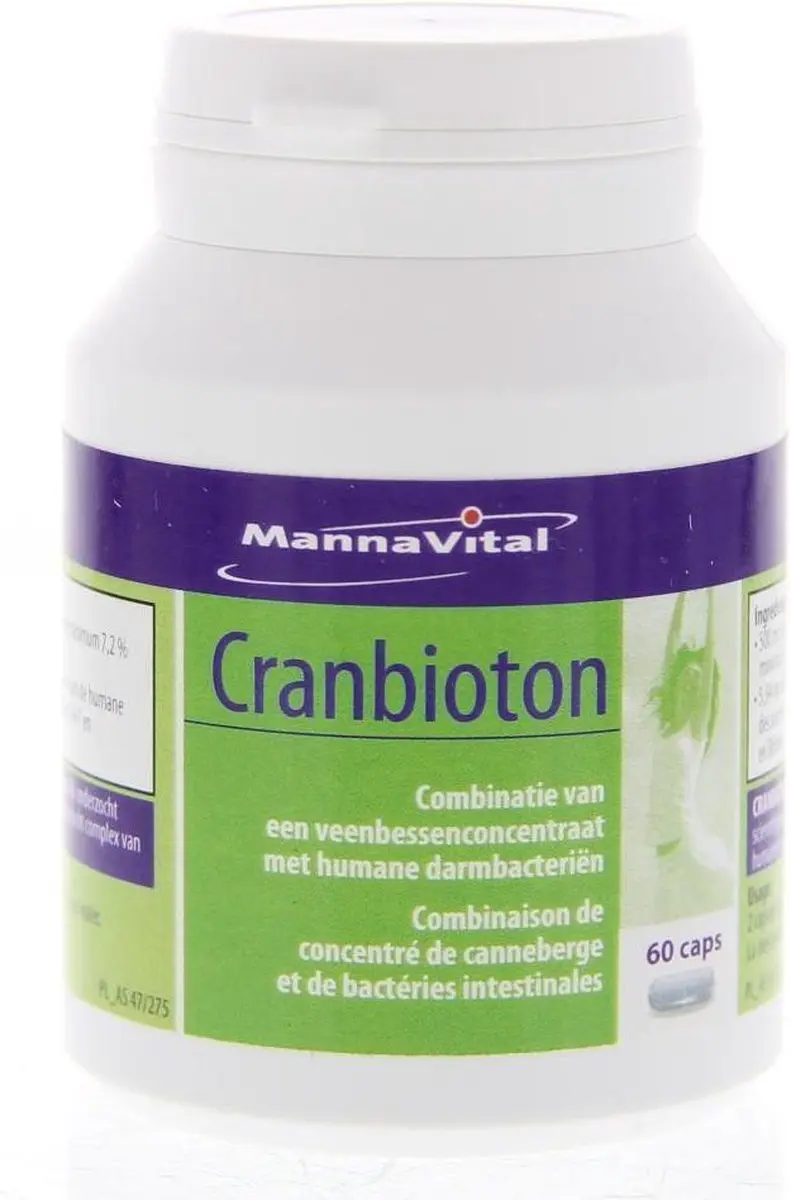 Mannavital Cranbioton 60 Capsules