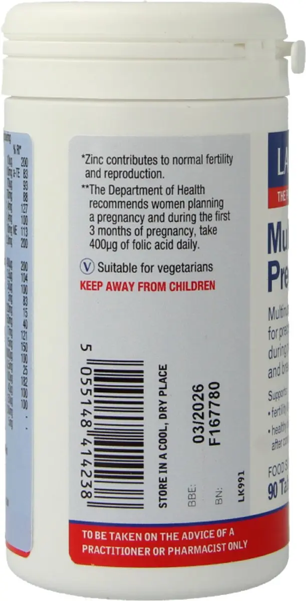 Lamberts Multi-guard Zwangerschap 90 Tabletten