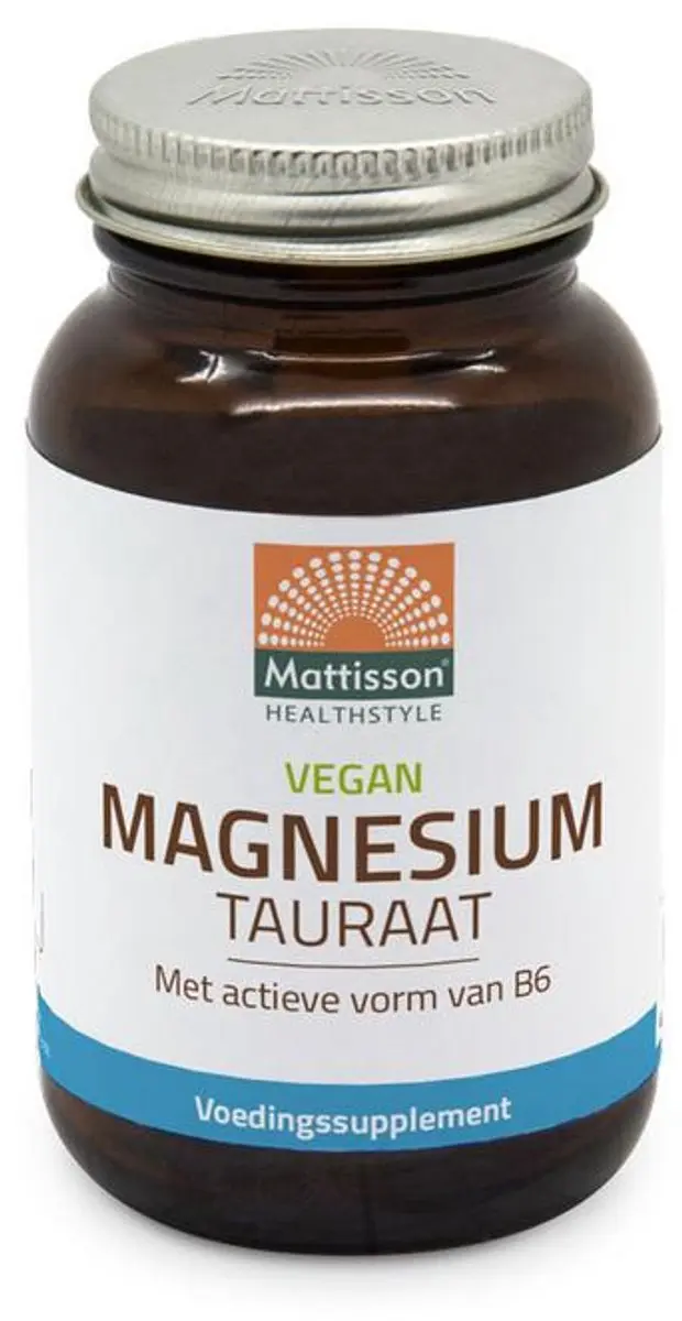 Mattisson Magnesium Tauraat B6 Vegan - 60 Capsules
