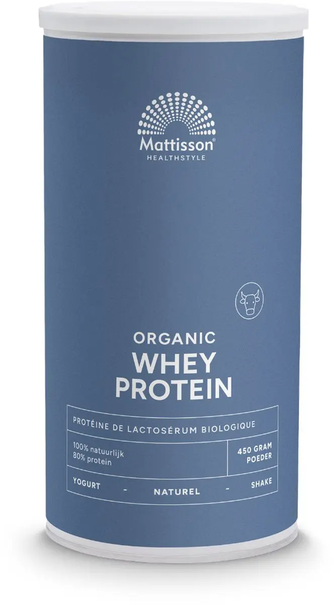 Mattisson Biologische Wei Eiwit 80% Naturel 450g