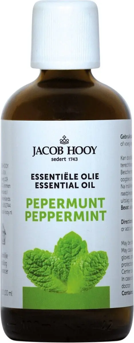 Jacob Hooy Pepermunt Etherische Olie 100ml